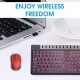 Foxin - Wireless Multimedia FWC-601 Keyboard & Mouse