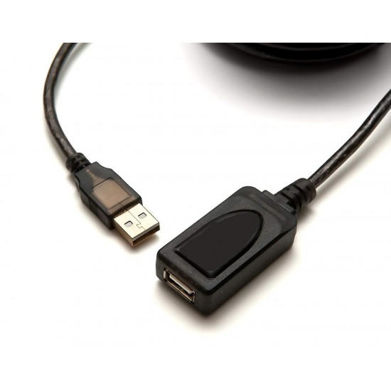 32 Feet USB 2.0 Active Extension Cable Type A Male to A Female (10 Meter, USB2.0)