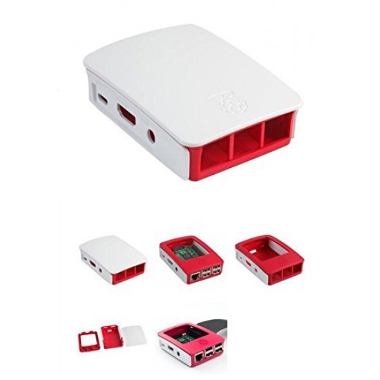 Raspberry Pi 3 Model B 1GB RAM Wifi And Bluetooth -The Complete Kit (With Red Official Case)