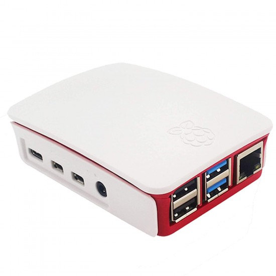Official Raspberry Pi 4 Case - (Red & White)
